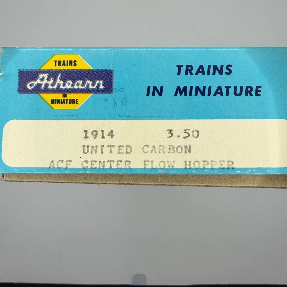 Athearn ACF Center Flow Hopper United Carbon HO Scale Black Kit 1914